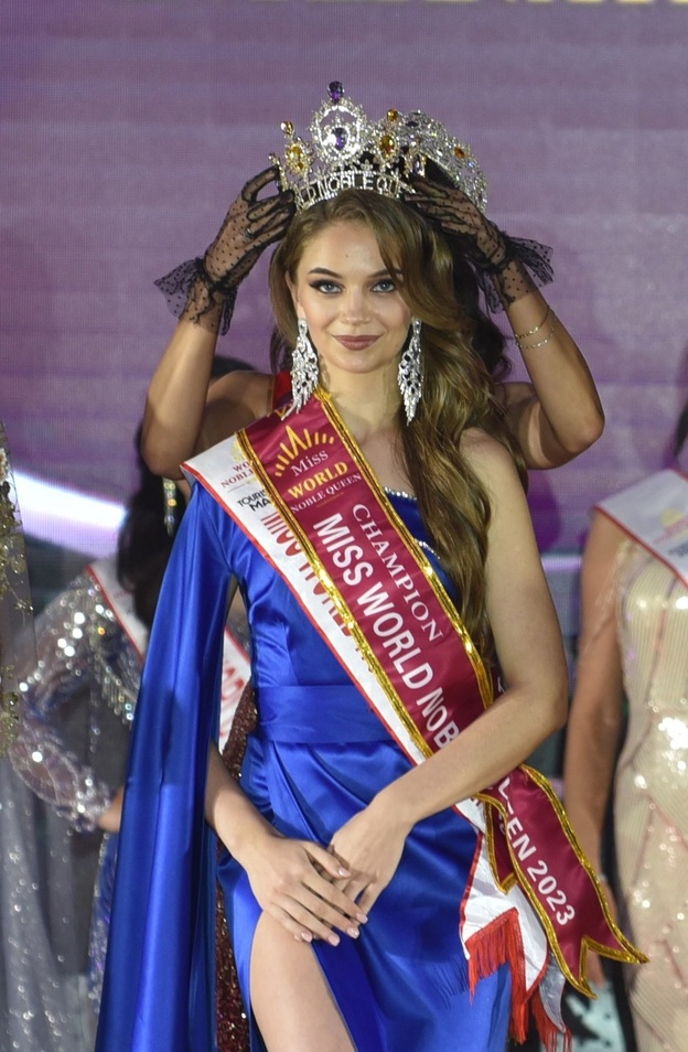 Miss World Noble Queen 2023 is Maria Solonari of Moldova