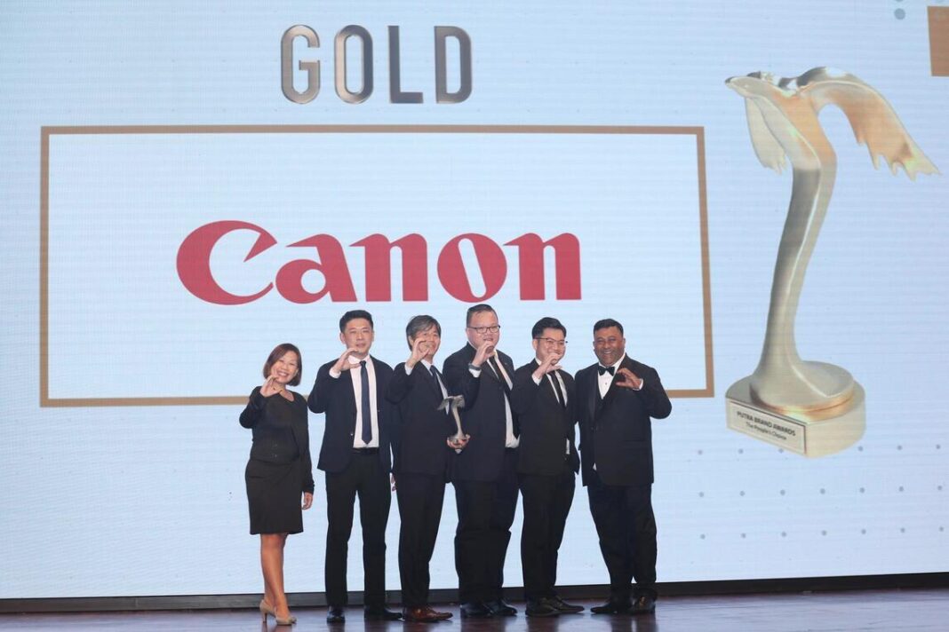 Canon Marketing Malaysia wins Gold at the Putra Brand Awards 2024