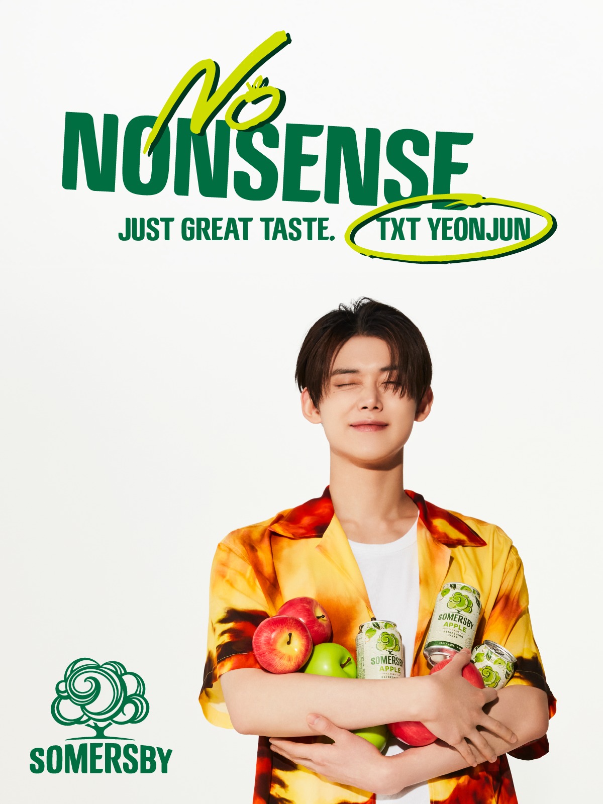 Yeonjun of Tomorrow X Together is Somersby Asia's new 'No-Nonsense