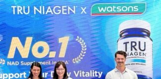 Watsons Malaysia launches Tru Niagen NAD+ supplement